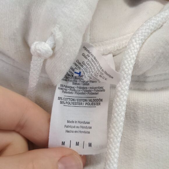 Siesta Key FL Hoodie Sweatshirt Mens Medium Pullover White Polycotton Blend - Picture 12 of 14